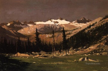  William Oil Painting - Mount Lyell above Yosemite seascape William Bradford